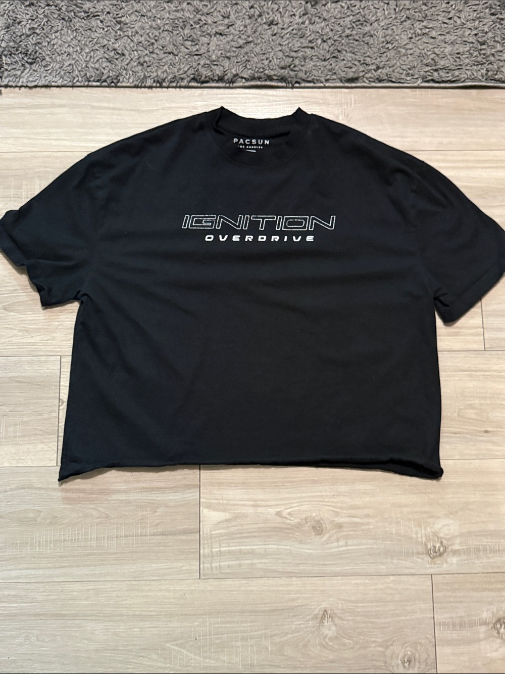 PacSun Black Ignition Overdrive Graphic Tee